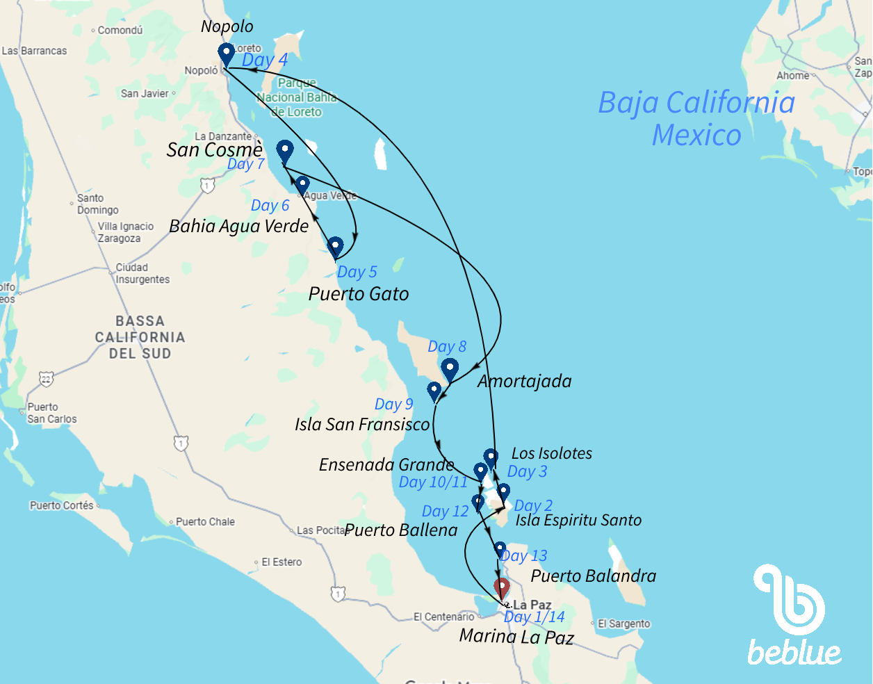 Baja California, Mexico 14 days - ID 617